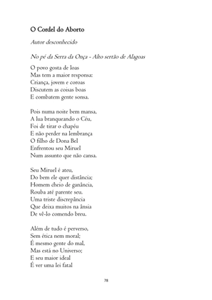 O ABORTO em Frases, Poemas e Reflexões - Antologia — page 78