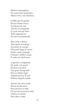 O ABORTO em Frases, Poemas e Reflexões - Antologia — page 82