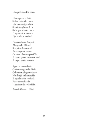 O ABORTO em Frases, Poemas e Reflexões - Antologia — page 87