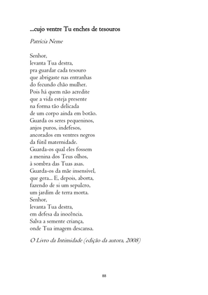 O ABORTO em Frases, Poemas e Reflexões - Antologia — page 88