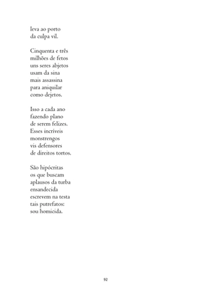 O ABORTO em Frases, Poemas e Reflexões - Antologia — page 92