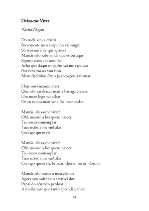 O ABORTO em Frases, Poemas e Reflexões - Antologia — page 93