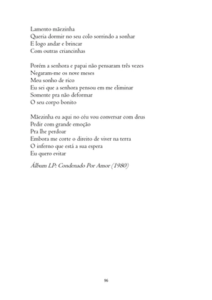 O ABORTO em Frases, Poemas e Reflexões - Antologia — page 96