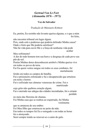 Breve Antologia da Poesia Cristã Universal — page 190