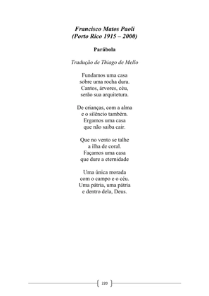 Breve Antologia da Poesia Cristã Universal — page 220