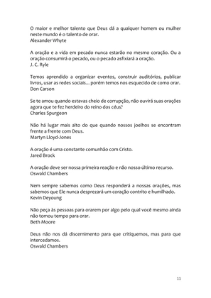 PÁGINAS DE OURO DA ORAÇÃO - Antologia — page 11