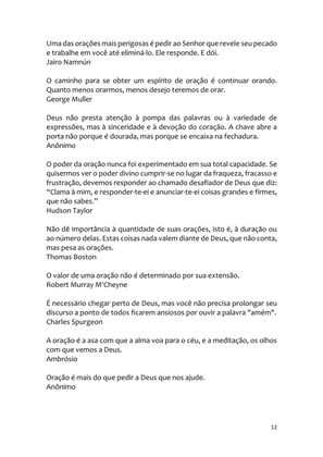 PÁGINAS DE OURO DA ORAÇÃO - Antologia — page 12
