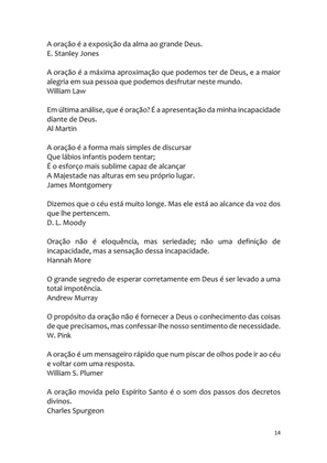 PÁGINAS DE OURO DA ORAÇÃO - Antologia — page 14
