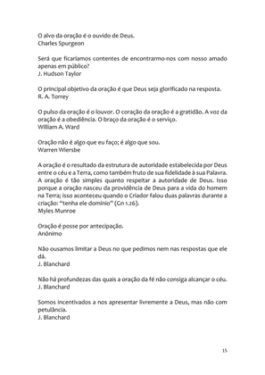 PÁGINAS DE OURO DA ORAÇÃO - Antologia — page 15