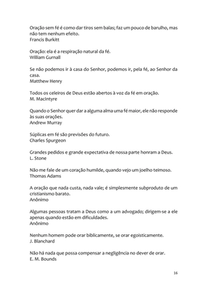 PÁGINAS DE OURO DA ORAÇÃO - Antologia — page 16