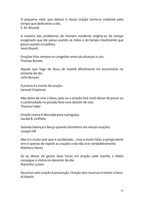 PÁGINAS DE OURO DA ORAÇÃO - Antologia — page 17