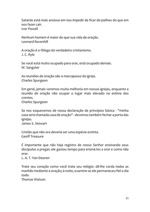 PÁGINAS DE OURO DA ORAÇÃO - Antologia — page 21