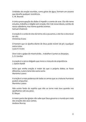PÁGINAS DE OURO DA ORAÇÃO - Antologia — page 23