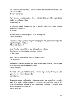 PÁGINAS DE OURO DA ORAÇÃO - Antologia — page 27
