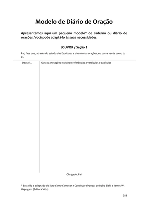 PÁGINAS DE OURO DA ORAÇÃO - Antologia — page 283