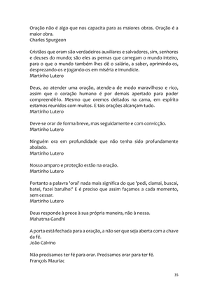 PÁGINAS DE OURO DA ORAÇÃO - Antologia — page 35