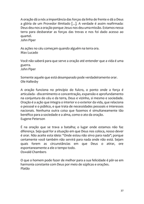 PÁGINAS DE OURO DA ORAÇÃO - Antologia — page 37