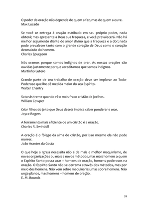PÁGINAS DE OURO DA ORAÇÃO - Antologia — page 39