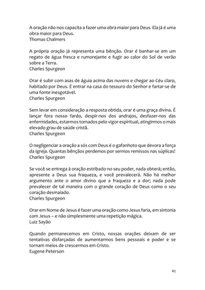 PÁGINAS DE OURO DA ORAÇÃO - Antologia — page 41