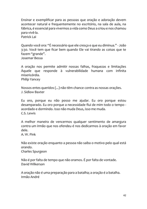 PÁGINAS DE OURO DA ORAÇÃO - Antologia — page 42
