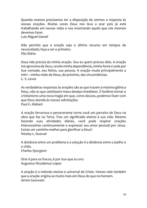 PÁGINAS DE OURO DA ORAÇÃO - Antologia — page 43