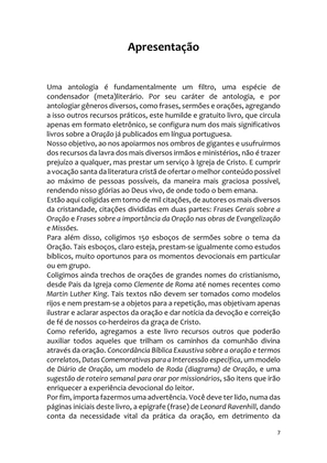 PÁGINAS DE OURO DA ORAÇÃO - Antologia — page 7