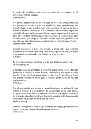 PÁGINAS DE OURO DA ORAÇÃO - Antologia — page 61