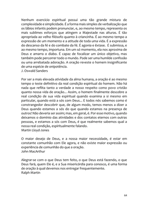 PÁGINAS DE OURO DA ORAÇÃO - Antologia — page 64