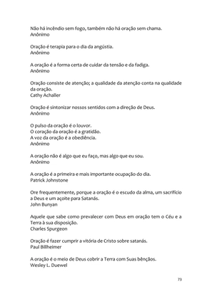 PÁGINAS DE OURO DA ORAÇÃO - Antologia — page 73