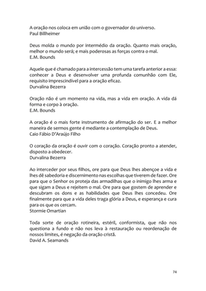 PÁGINAS DE OURO DA ORAÇÃO - Antologia — page 74