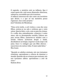 A Criança e a Infância em 150 Citações — page 14