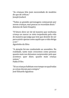 A Criança e a Infância em 150 Citações — page 17