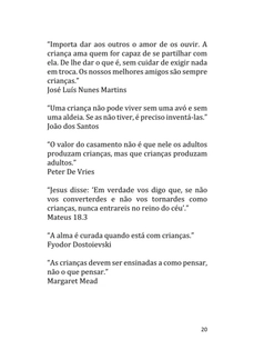 A Criança e a Infância em 150 Citações — page 20
