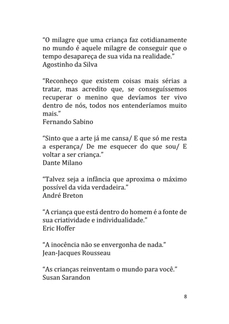 A Criança e a Infância em 150 Citações — page 8