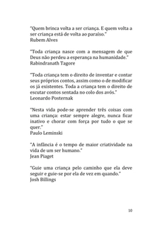 A Criança e a Infância em 150 Citações — page 10
