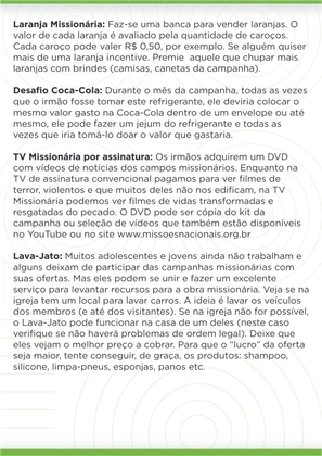 Ideias criativas para envolver sua igreja com Missões — page 8