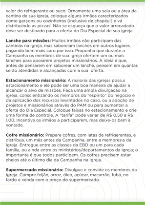 Ideias criativas para envolver sua igreja com Missões — page 10