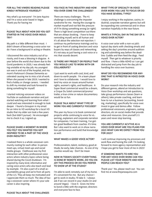 VOICE ACTORS — page 32