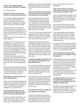 VOICE ACTORS — page 46