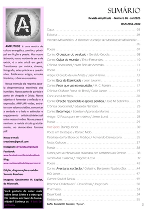 Revista Amplitude n.6 - Revista Cristã de Literatura e Artes — page 2