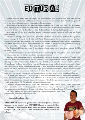 Revista Amplitude n.6 - Revista Cristã de Literatura e Artes — page 4