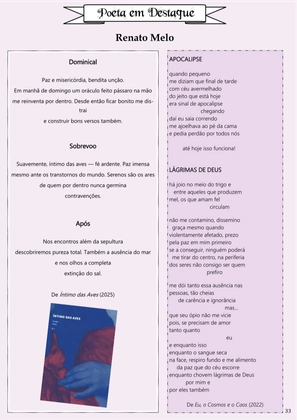 Revista Amplitude n.6 - Revista Cristã de Literatura e Artes — page 33