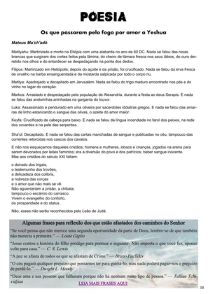 Revista Amplitude n.6 - Revista Cristã de Literatura e Artes — page 38
