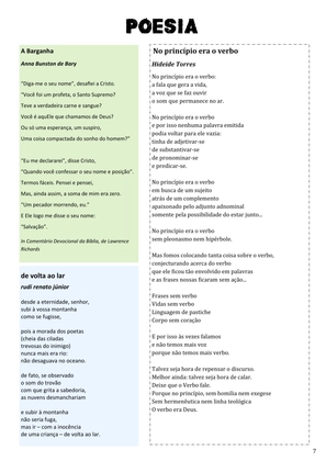 Revista Amplitude n.6 - Revista Cristã de Literatura e Artes — page 7