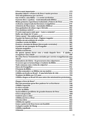 Celebrando as escrituras: Uma coletânea de recursos para vivermos e celebrarmos a Bíblia Sagrada — page 11
