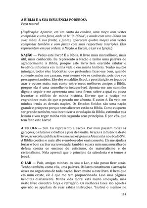 Celebrando as escrituras: Uma coletânea de recursos para vivermos e celebrarmos a Bíblia Sagrada — page 114