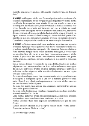 Celebrando as escrituras: Uma coletânea de recursos para vivermos e celebrarmos a Bíblia Sagrada — page 115