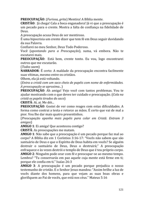 Celebrando as escrituras: Uma coletânea de recursos para vivermos e celebrarmos a Bíblia Sagrada — page 121