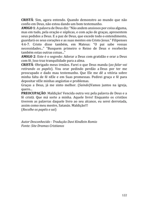 Celebrando as escrituras: Uma coletânea de recursos para vivermos e celebrarmos a Bíblia Sagrada — page 122