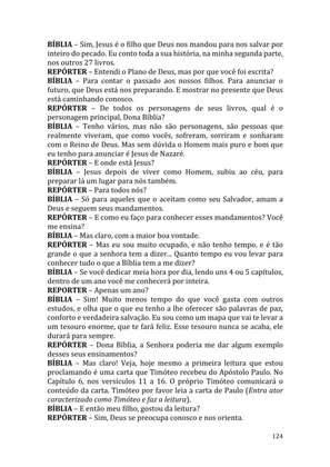 Celebrando as escrituras: Uma coletânea de recursos para vivermos e celebrarmos a Bíblia Sagrada — page 124